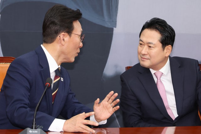 金 총리 "李 대통령, 국힘 만나려 노력"…<b>장동혁</b> "여야 너무 멀어"