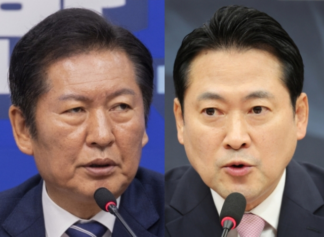 정청래 더불어민주당 대표, 장동혁 국민의힘 대표.