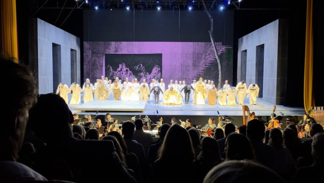 에스토니아 사아레마 오페라페스티벌 윤이상 '심청' 공연 커튼콜 모습.대구시