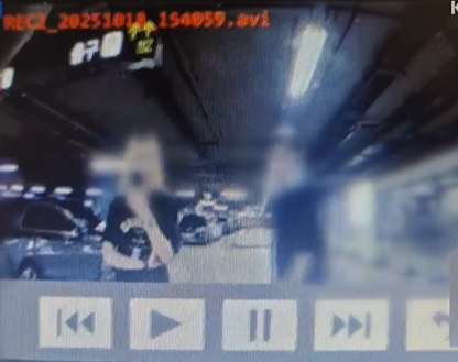 사건 당시 블랙박스 영상.KBS