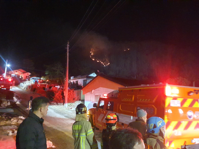 공군 F-16 전투기 영주 추락 조종사 비상탈출