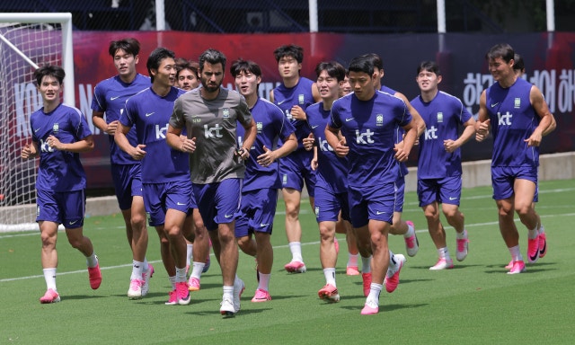 한국 월드컵 대표팀, 몬테레이 무더위 뚫고 <b>남아공전</b> 대비