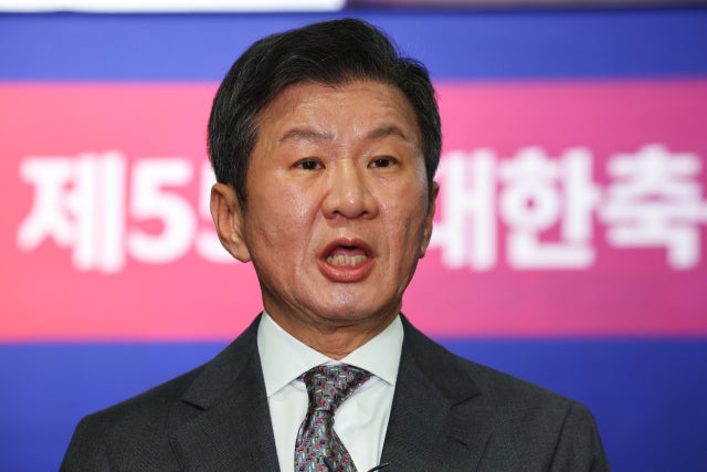정몽규, 13년 만에 전격 사퇴…"모든 부족함 오롯이 제 책임"