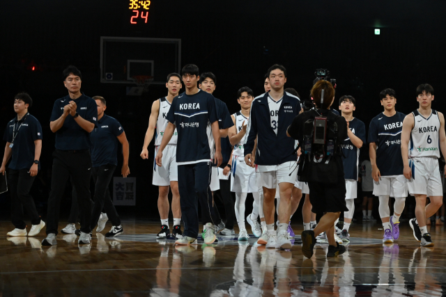 한국 남자 <b>농구</b>대표팀, 15·16일 일본에 모두 완패