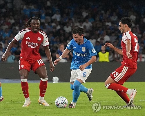 나폴리 vs 아스널 챔스 맞대결! 에체부터 머리노까지 팽팽