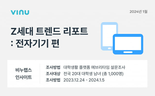 대학생 ‘스마트폰은 ‘애플’, 노트북은 ‘삼성’ 좋아해’
