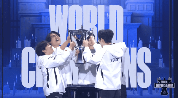 T1, 세계 최초 롤드컵 5회 <b>우승</b>…'<b>페이커</b>' 이상혁, 파이널 MVP 선정