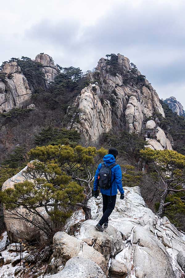 신선대~우이암 구간 조망터.