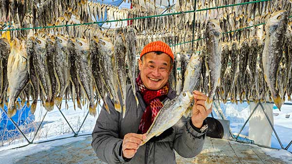 '기막힌 발상의 전환!' 정용권 대표는 영광 굴비를 파격한 평창 굴비를 탄생시킨 주역이다. 그는 "누구나 생각을 바꾸면 인생이 달라진다"고 했다.
