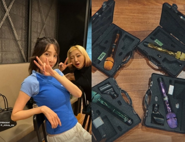 2NE1  커스텀 마이크 공개