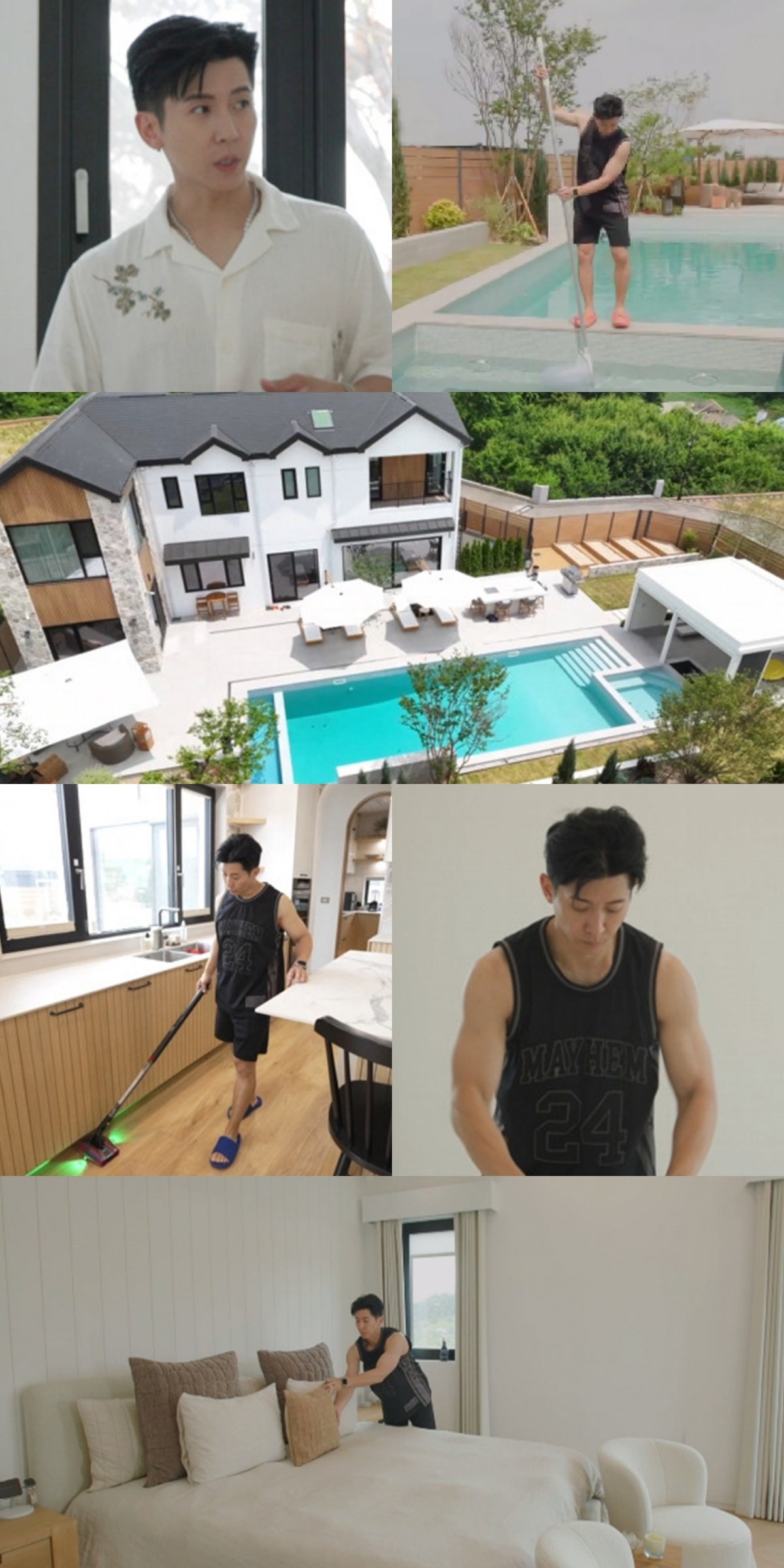 <b>브라이언 300평</b> 호화 <b>대저택</b> 보니..리조트급 수영장 '넘사벽'[전참시]