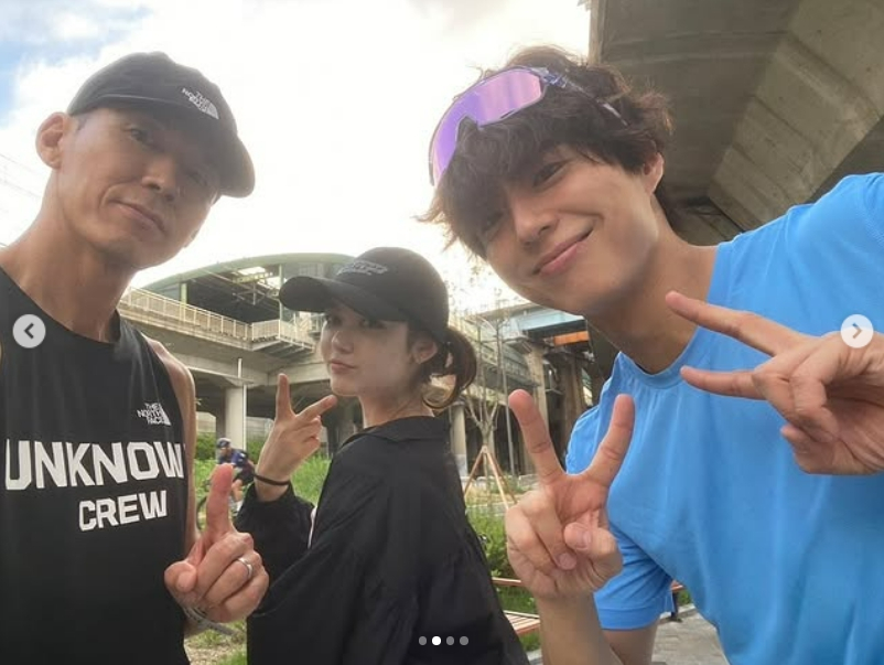 <b>뉴진스 다니엘</b>, 활동 중단하더니..<b>박보검</b>·션과 러닝 인증샷 [스타이슈...
