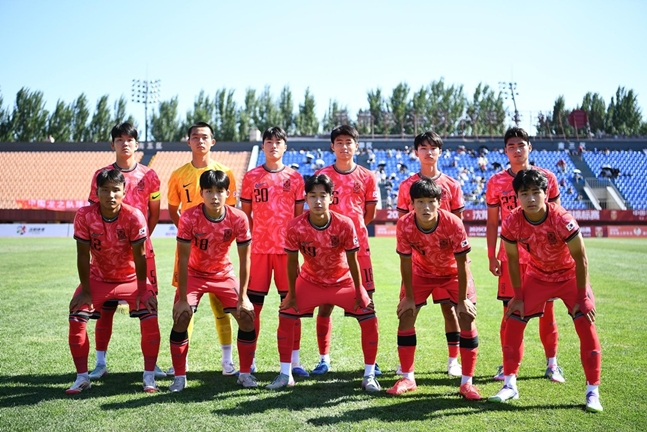 '김지호 멀티골' <b>U-16</b> <b>대표팀</b>도 中 4-3 제압! "韓에 더블킬 당했어" 현지...