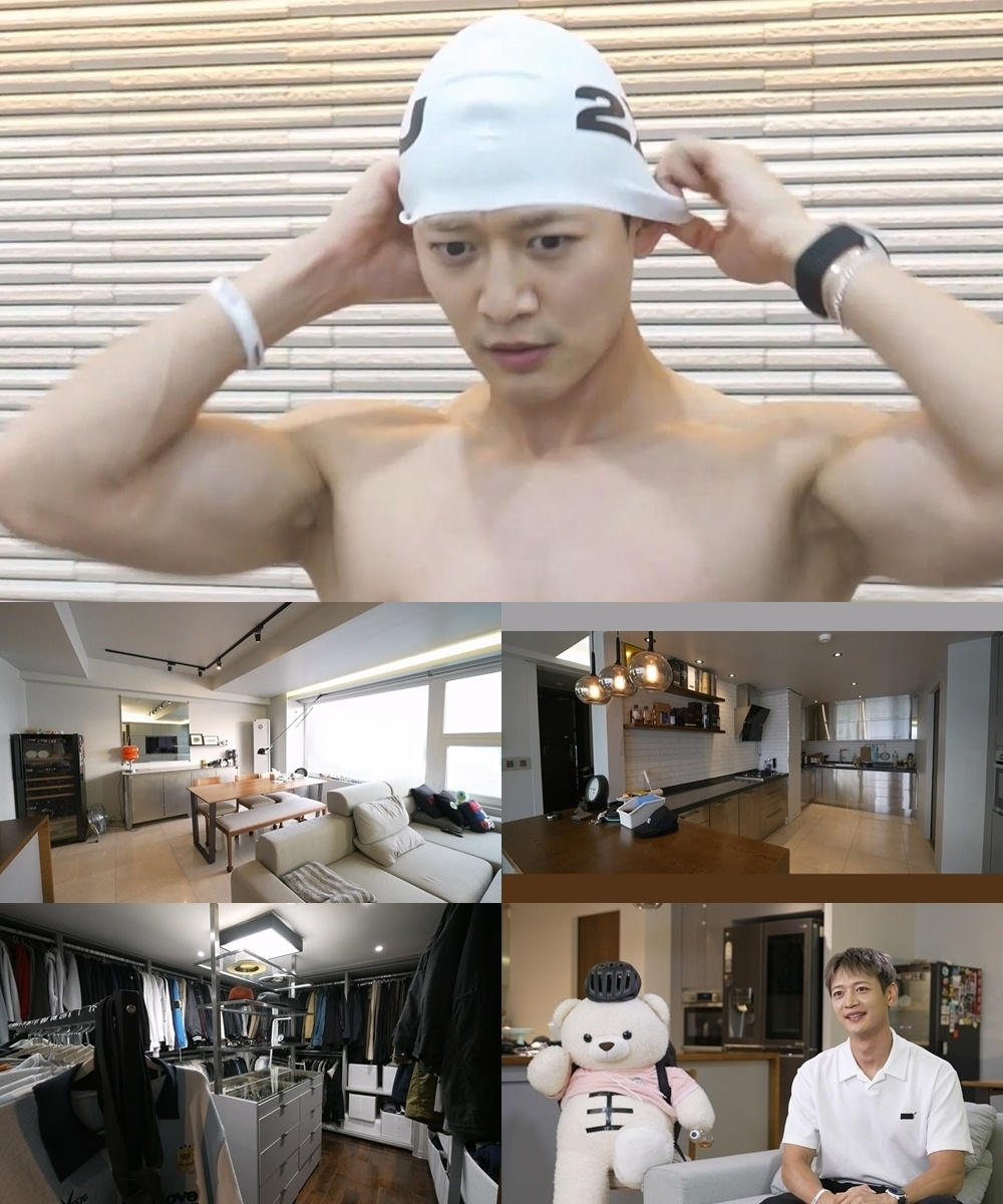 <b>샤이니 민호</b>, 불꽃 복근 공개..<b>철인 3종</b> 경기 맹훈련 현장 [나혼산]