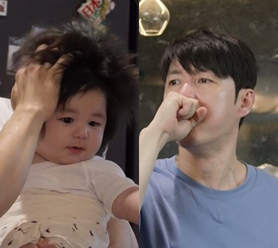 열혈 아빠 <b>심형탁</b>, '머리숱 부자' 子 <b>육아</b> 고충 [슈돌]