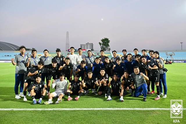 '조상혁 해트트릭' 이민성호 U-22 대표팀 맹폭격, 라오스에 7-0 대승... 아...
