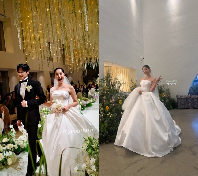 "선남선녀" 김가은♥윤선우, 10년 열애 끝 결혼식 현장 공개 | 인스티즈