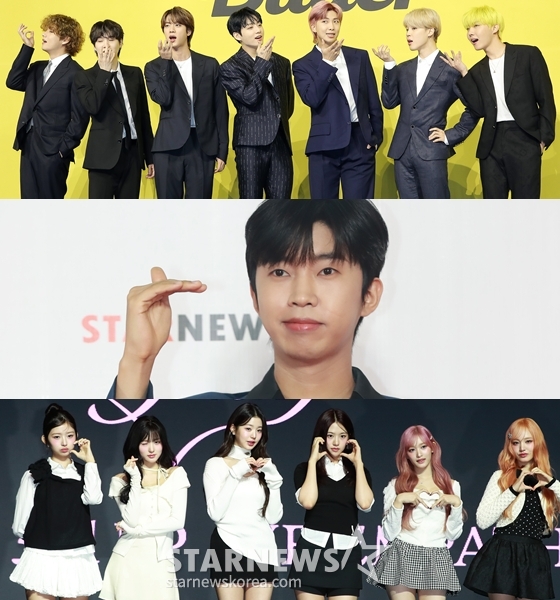 1위 방탄소년단, 2위 임영웅, 3위 <b>아이브</b>