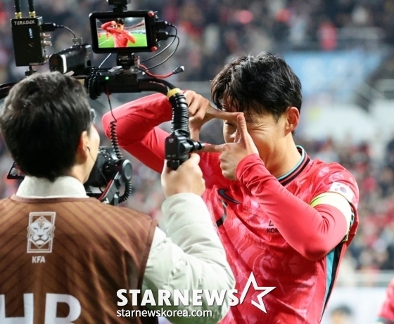 '유독 대표팀서 막히는' <b>손흥민</b> 또 집중견제 확정 "SON 틀어막겠다"... 홍...
