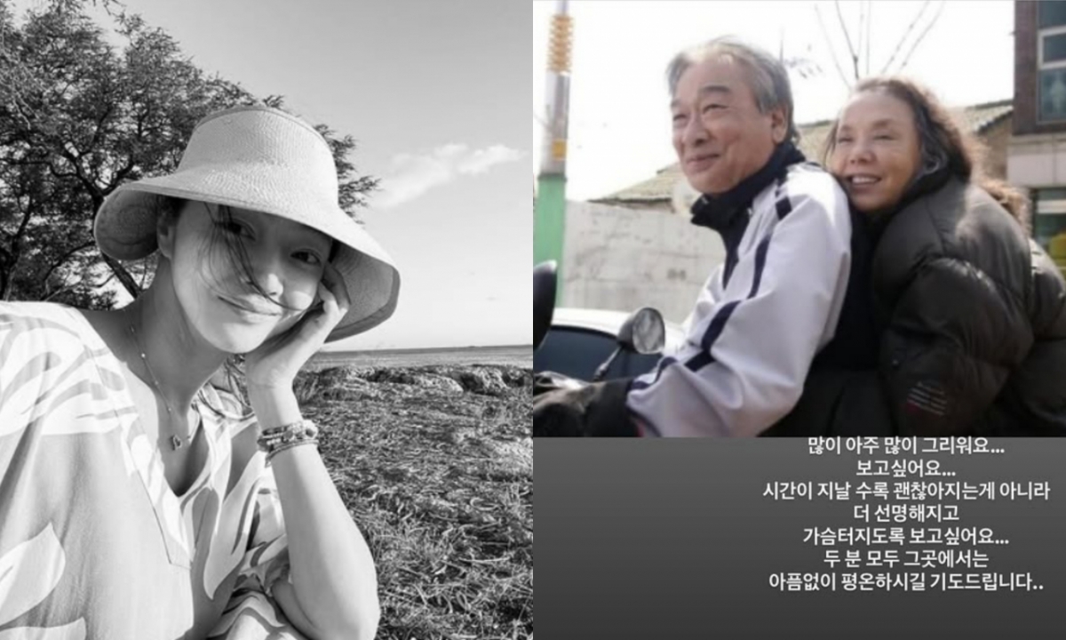 故 <b>이순재</b> 끌어안은 故 <b>김수미</b>..<b>서효림</b> "가슴 터지도록 보고파"