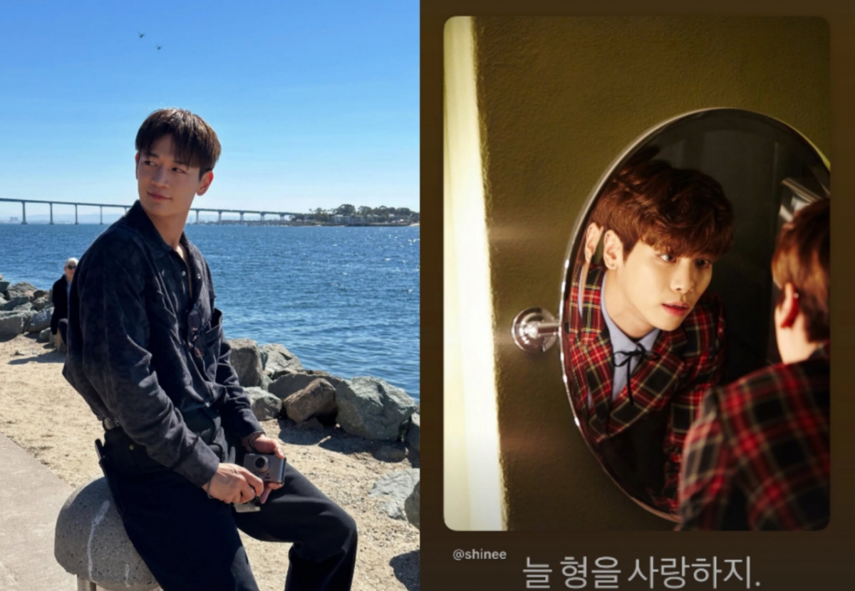 <b>샤이니</b> 민호, 故 <b>종현 8주기</b> 추모 "늘 형을 사랑하지"