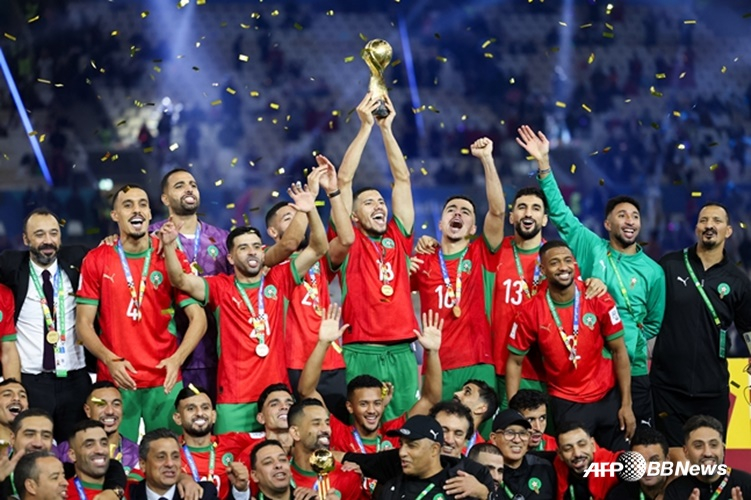 '역시 아프리카 최강' <b>모로코</b>, 복병 요르단 꺾고 FIFA <b>아랍컵 우승</b>... 13...