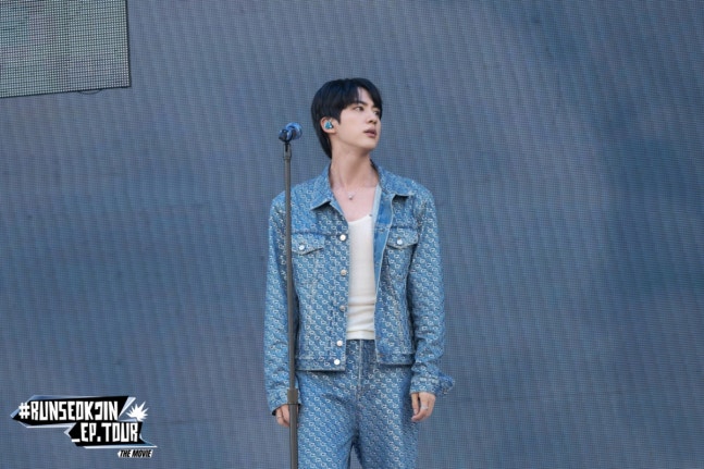 Jin displaying his vocal performance and stage presence