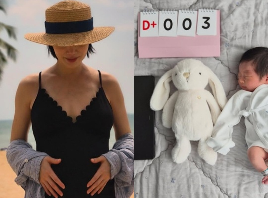 '응팔' <b>이문정</b>, 셋째 출산..오빠들 닮은 막내 딸 [스타이슈]