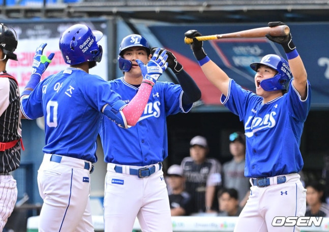 '7안타→4안타→18안타 폭발' 삼성 타선 마침내 터졌다! LG에 13-6 완파... 타격 1위 KT 만난다 [잠실 현장리뷰]