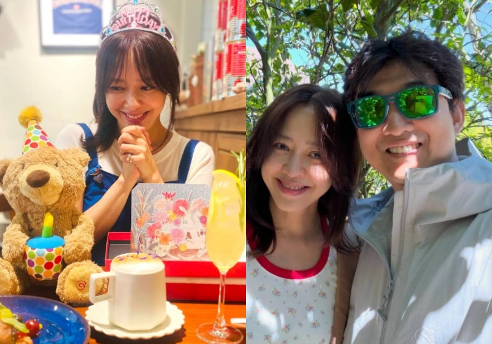 강성연, <b>의사</b> <b>장민욱</b>과 <b>재혼</b> 발표 후 첫 생일 "고마워 곰돌아"