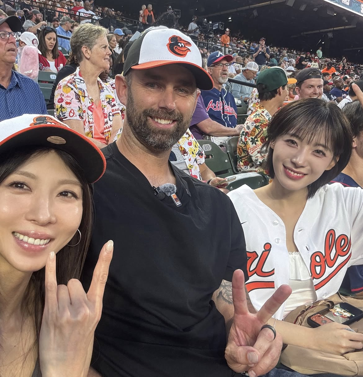 두 하지원 드디어 만났다..배우 하지원, 치어리더 하지원과 MLB 인증샷