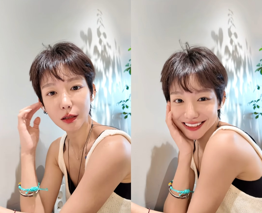 <b>신소율</b>, 파격 <b>숏컷 변신</b> "생각보다 짧아..내가 더 잘생겨서 질투"