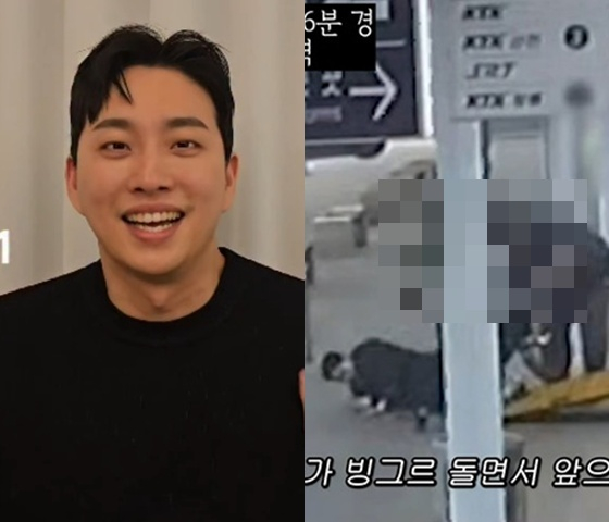 "공익근무요원 발에 걸려" <b>박위</b>, <b>KTX</b>서 휠체어 <b>낙상사고</b> 고발→"결국 비...
