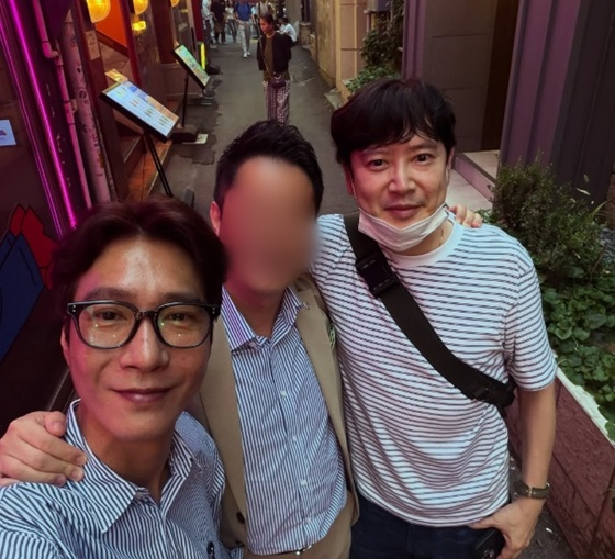 고지용, 한껏 건강 되찾은 얼굴..'밀가루' 김진과 오랜만에 근황