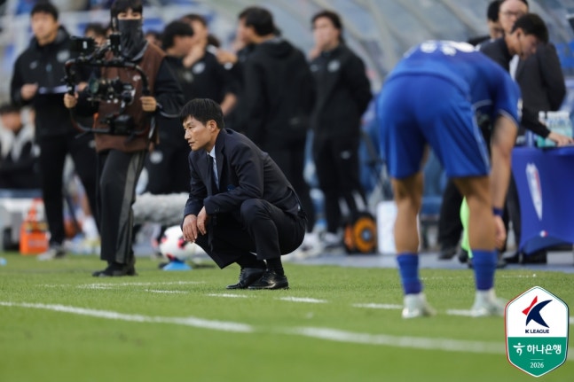 이정효 감독. /사진=한국프로축구연맹 제공