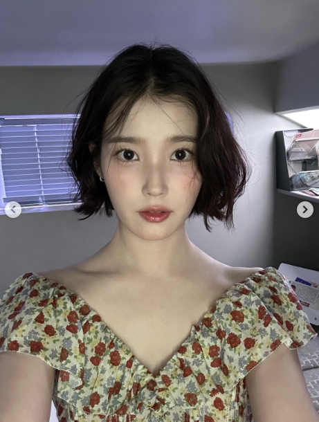 IU Drops MV Shoot Photos for First Single in a Year, and the Bob Is Doing a Lot