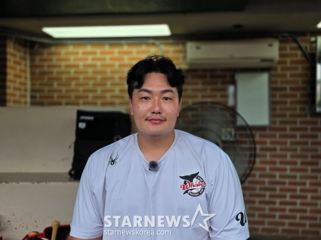 올해 8월 울산 문수야구장에서 스타뉴스와 만난 최지만. /사진=김동윤 기자