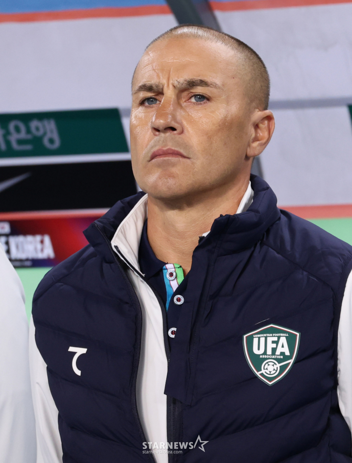 '한국전 패배' 伊 레전드 <b>칸나바로</b> 우즈벡 감독 "많은 찬스 만들었지만...