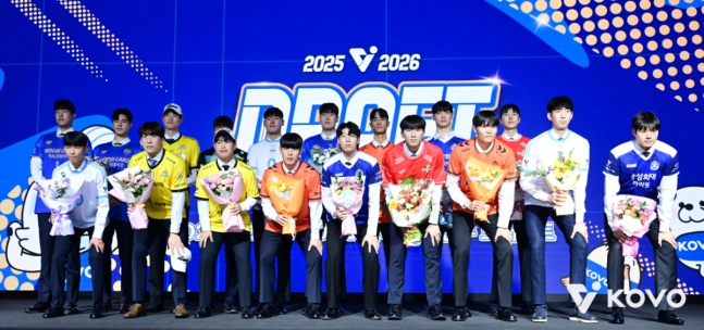 지난 시즌 남자배구 신인 드래프트 모습. /사진=한국배구연맹 제공