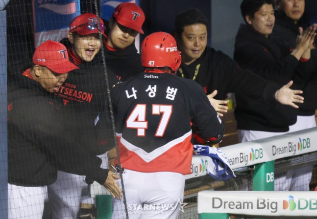 [★베이스볼] 멀티포 시동 KIA 캡틴 나성범 '야구는 기세!' 이제는 적이 된 최형우를 만난다