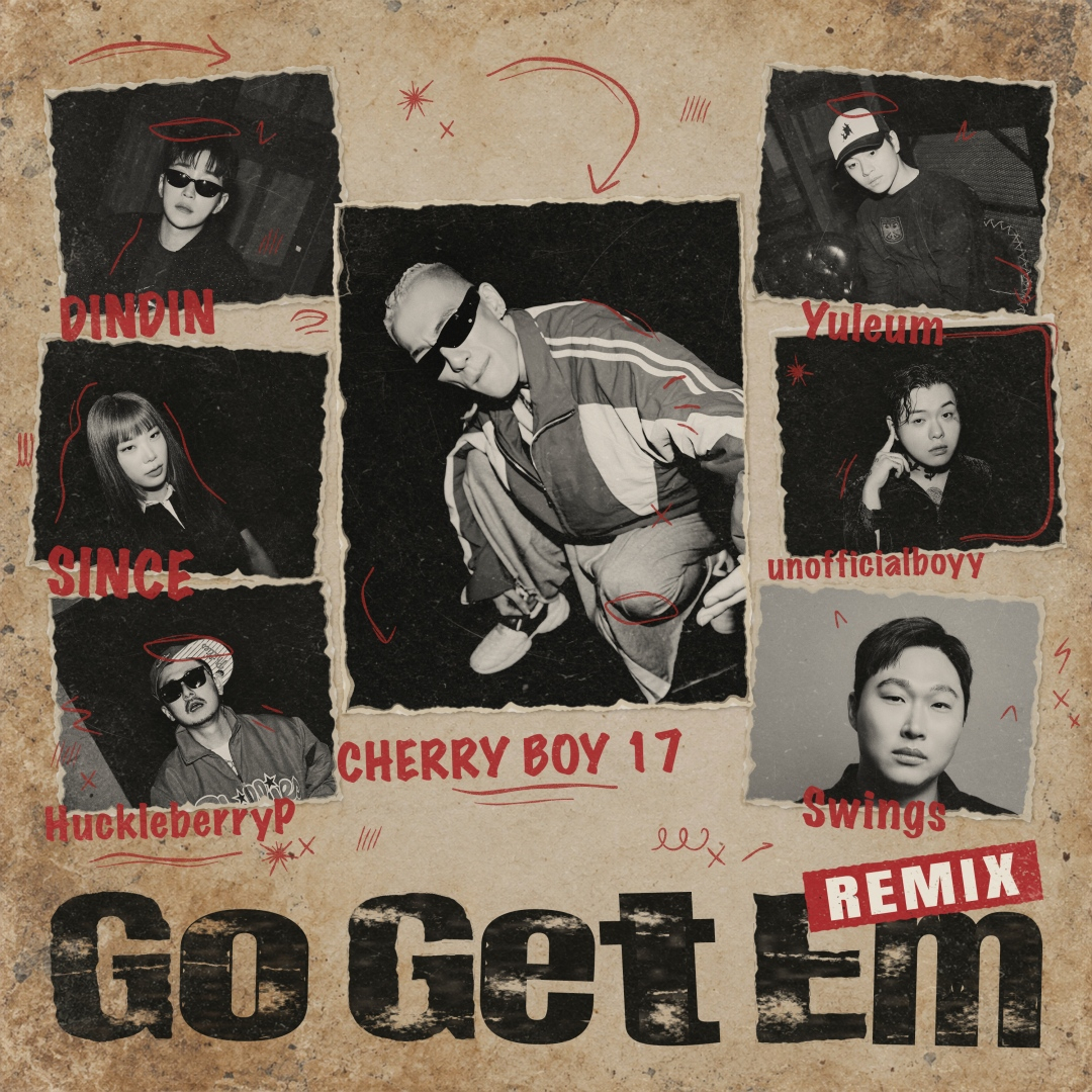チェリー・ボーイ17と参加ラッパー6人を並べた「Go Get Em」リミックスのビジュアル