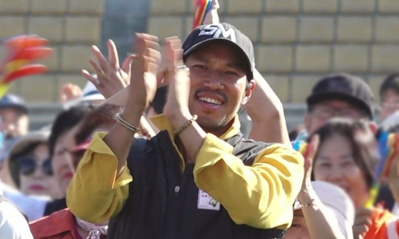 잘 나가는 <b>김민</b>, 이번엔 '동두천시 <b>운동회</b>'서 포착 "우리가 이겨"[나혼산...