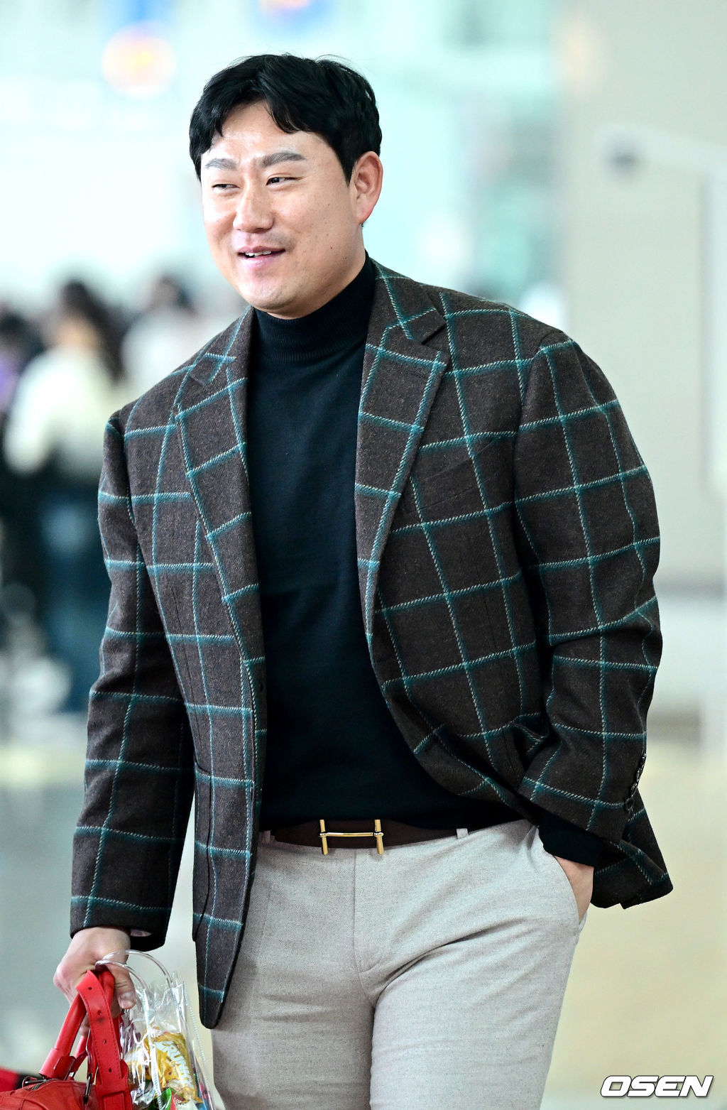 [사진]<b>롯데 김상수</b>, '괌 스프링캠프 출발'