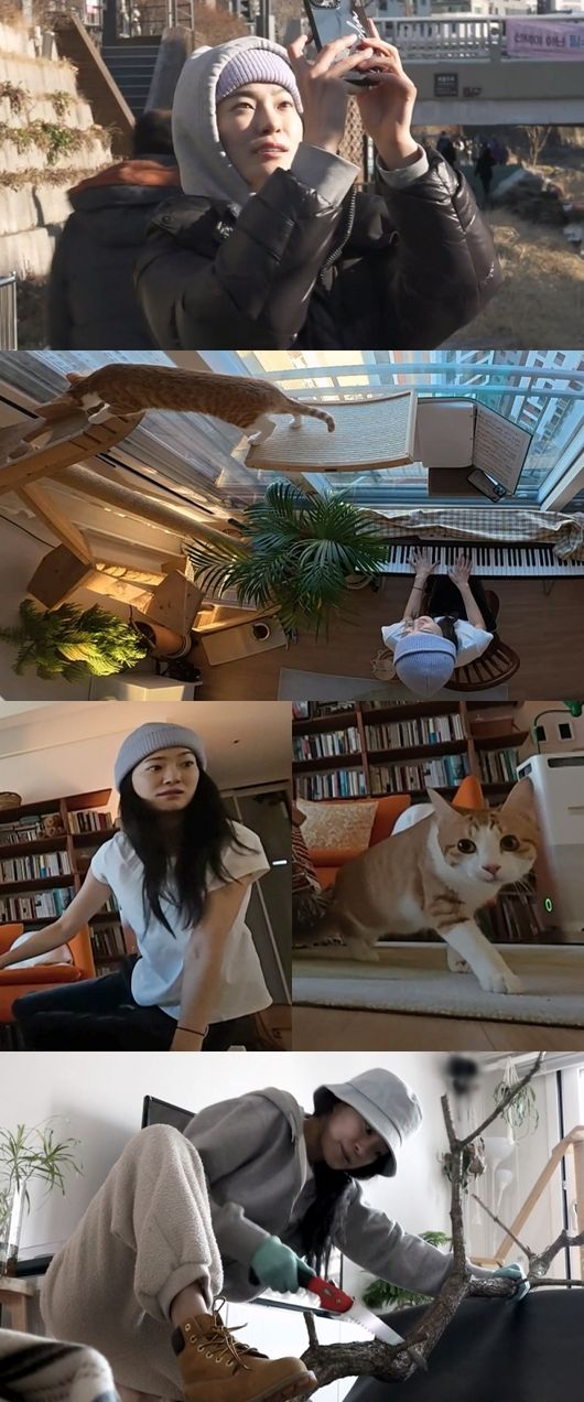 <b>옥자연</b>, 거실에서 거침없는 톱질..'서울대 출신' 연기파의 <b>반전</b> ('나혼산...