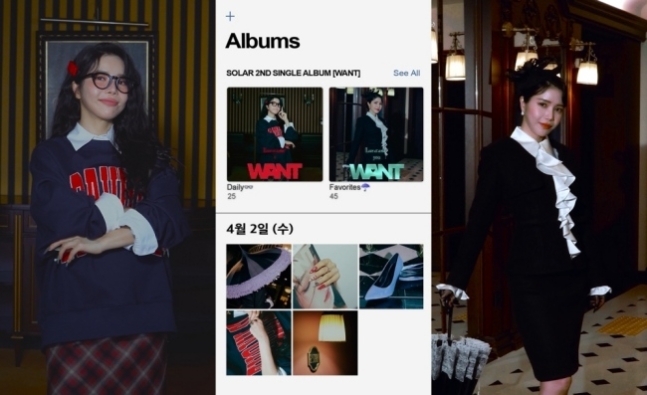 Article thumbnail for MAMAMOO's Solar Showcases Dual Charms in 'WANT' Teaser