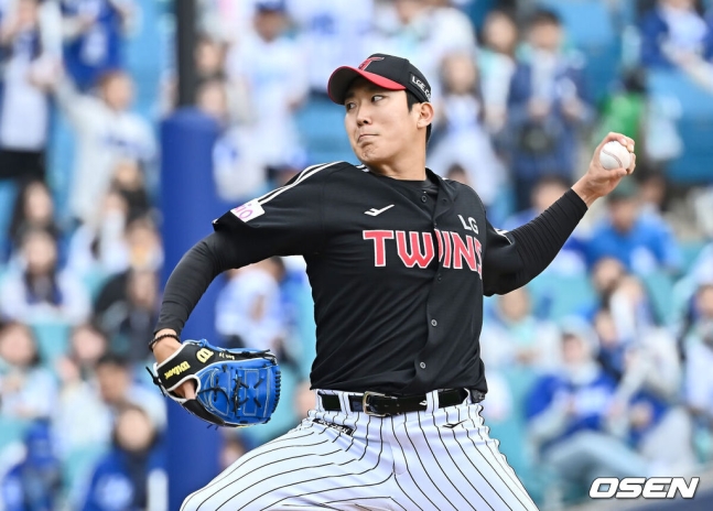 ‘손주영 4승+문성주 4안타’ LG, 삼성에 1점 차 승리…후라도 내세운 삼성 6연패 어쩌나 [대구 DH1 리뷰]