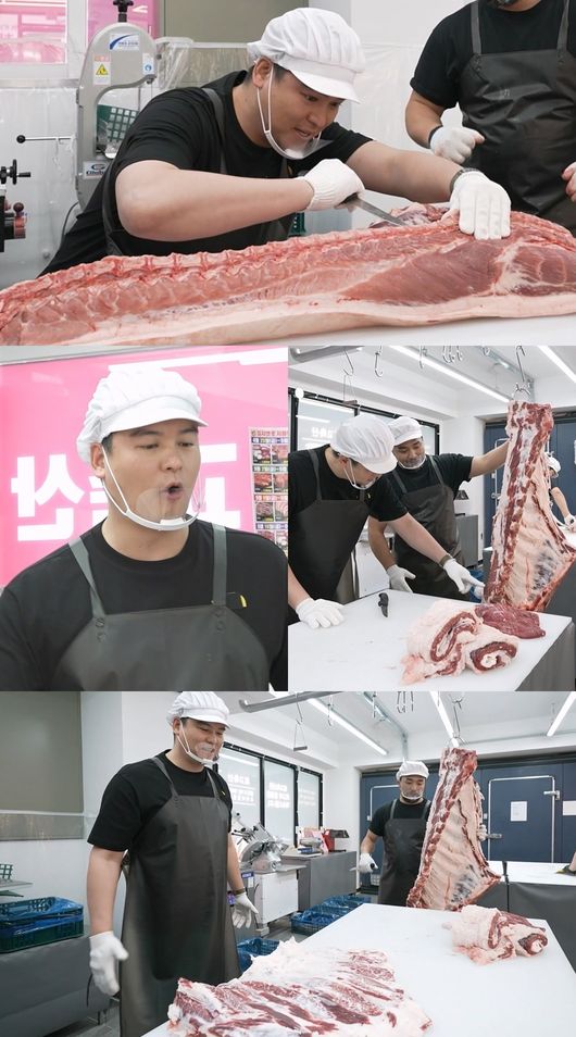 <b>이장우</b> '<b>정육</b>의 세계' 입문.."저만큼 나와?" 깜짝 (<b>나혼산</b>)