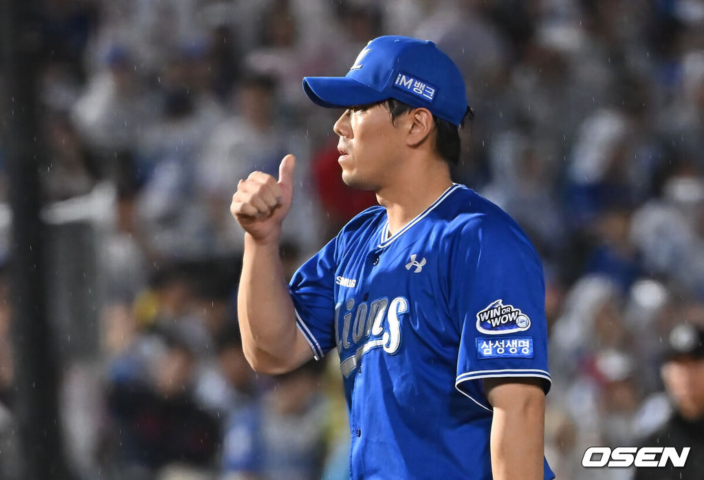 충격! 삼성, 58억 FA 김재윤 1군 엔트리 <b>말소</b>...이성규 <b>콜업</b>