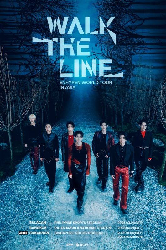 <b>엔하이픈</b>, 월드투어 'WALK THE LINE' <b>싱가포르</b> 추가 개최