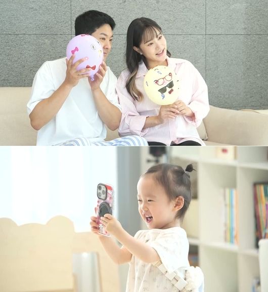'연수입 20억' 둘째 임신 <b>헤이지니</b>, 남편+23개월 <b>딸</b> 최초 공개(슈돌)